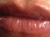 super natural lip liner with light pink blush up.